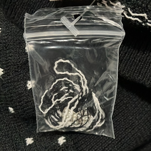 NWT Free People Polka Dot Scoop Neck Sweater Size XS - Picture 8 of 9